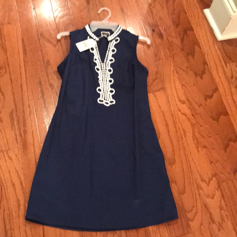 Mud pie navy dress size small (4-6) - NWT